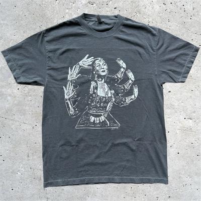 Soundgarden Kali Goddess 1993 Tour Vintage Style MODERN Print Shirt Faded Black Unisex T-Shirt