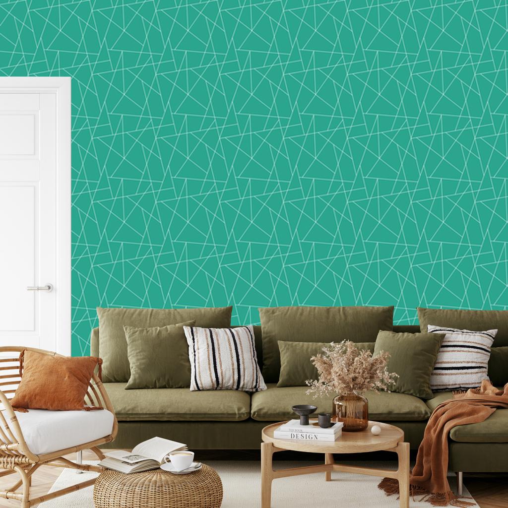 Wallpaper Geometric Pattern Sea Background, Sea Center 50x1000
