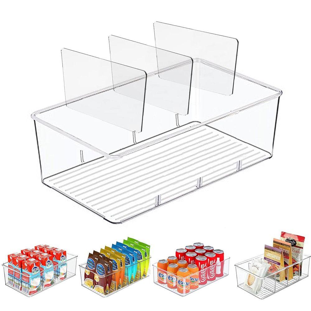 Clear Spice Packet Rack Clear Plastic Refrigerator Shelf Sturdy Pantry Organization Seasoning