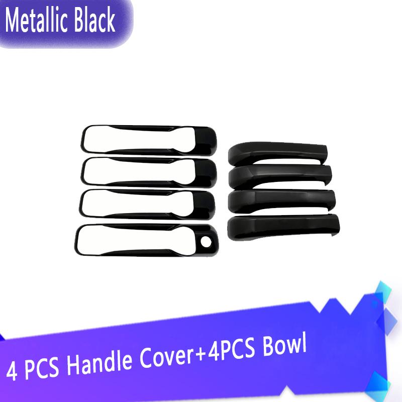 For Jeep Grand Cherokee WK 2006 2007 2008 2009 2010 Car Door Handle Cover Trim Scratch Protector Car Accessories Exterior