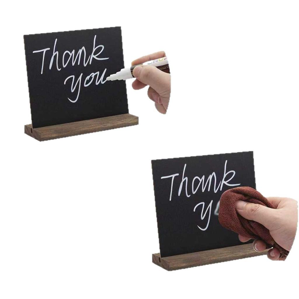 Wooden Base Small Blackboard for Kids' Painting & DIY Display
