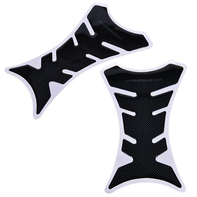 1Pc Easy To Install Durable Fishbone Patterns Motorcycle Tank Pad Protector