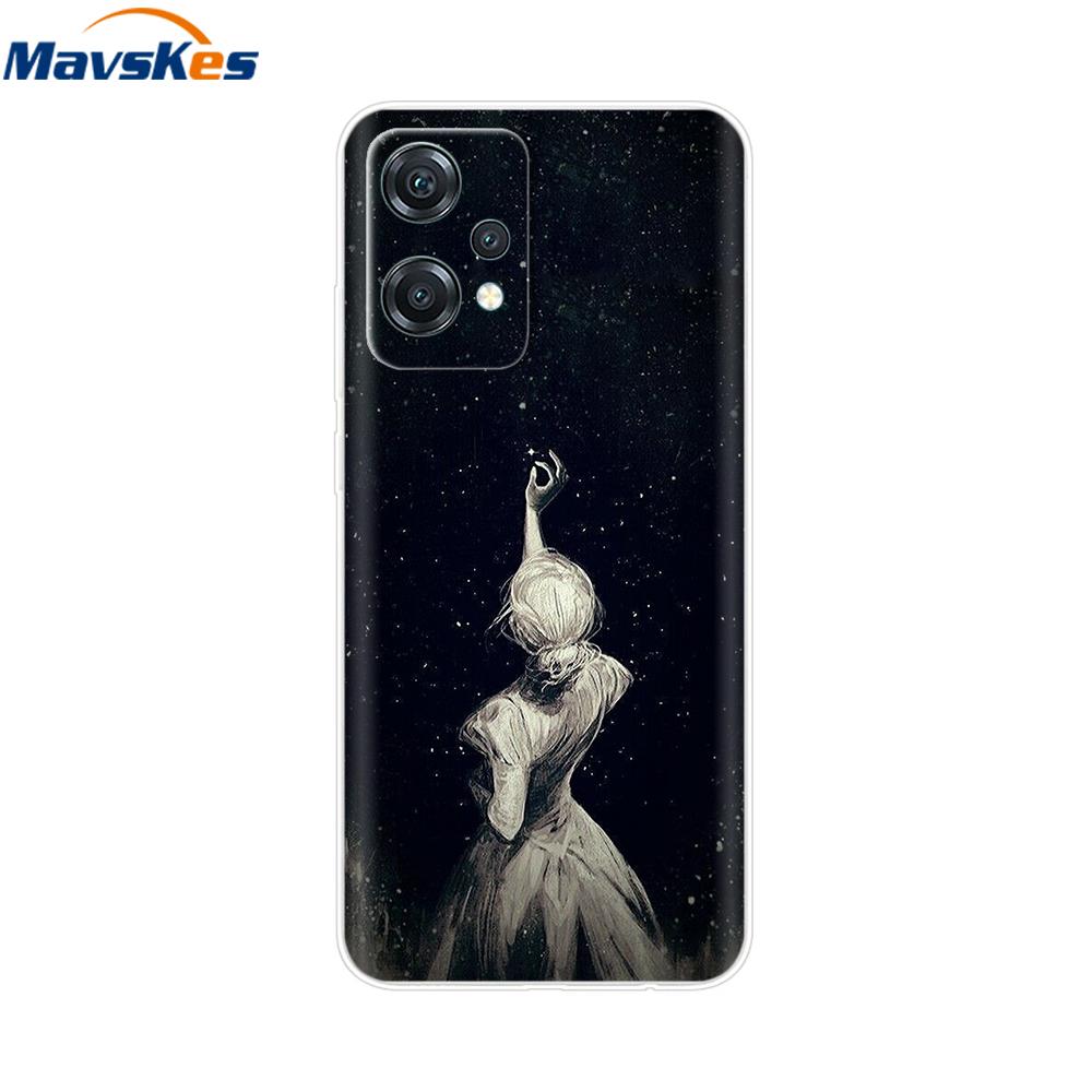 For OnePlus Nord CE 2 Lite 5G Case Cover for OnePlus Nord 2T Marble Transparent Soft Clear Silicone Phone Cases Funda Bumper