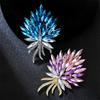 Light Luxury Pink Crystal Bouquet Pearl Brooch High-end Sense Niche Women's High-end Suit Chest Flower Brooch Accessory