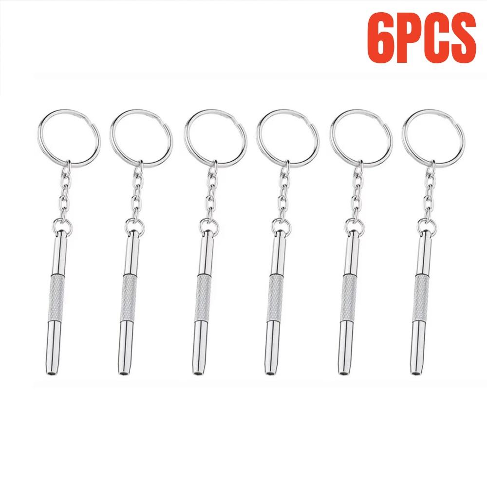 2/4/6Pcs Mini 3 In1 Glasses Screwdriver Eyeglass Optical Portable Eye Glasses Watch Repair Kit Practical Household Hand Tool