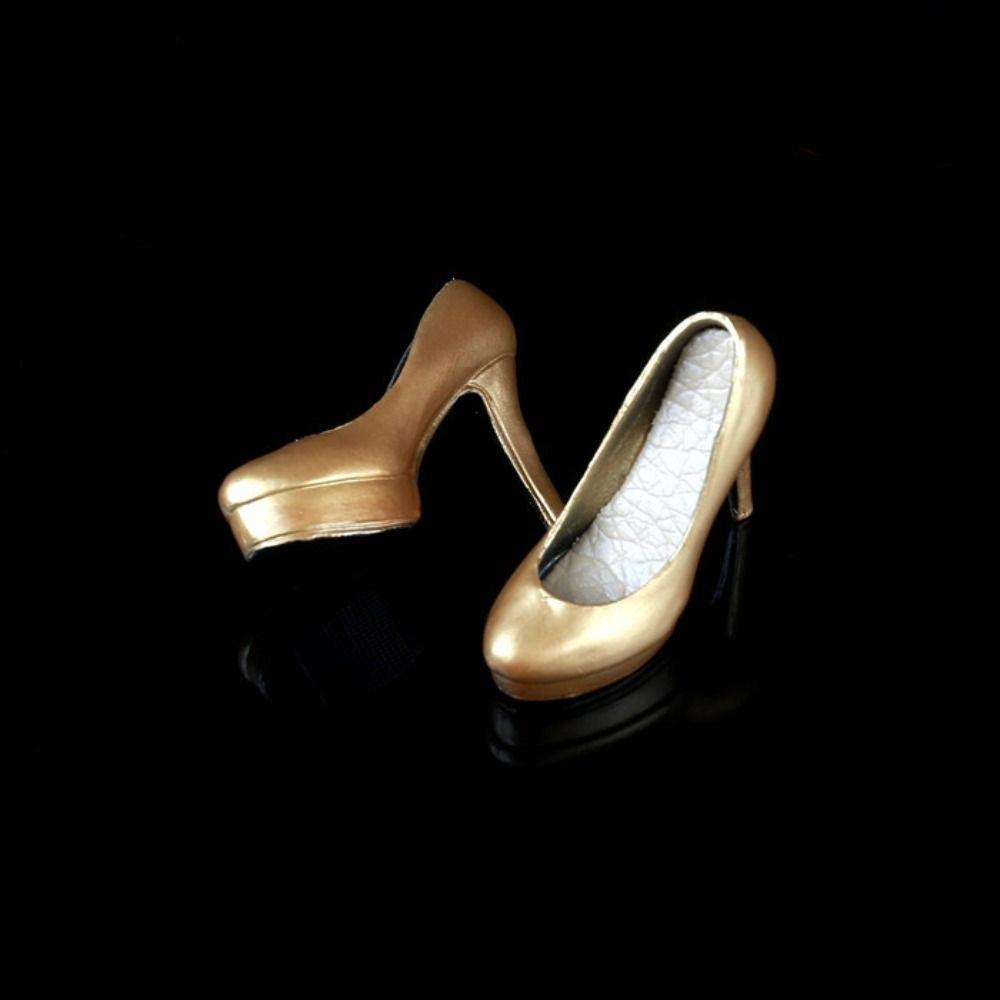1/6 Scale 1/6 High Heel Shoes Simulation Doll Shoes Fashion Doll Stiletto Shoes  Doll Accessories