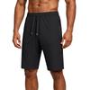 Men’s Ultra Lightweight Stretchy Ice Silk Seven Tenth Length Pants with Elastic Waistband and Zipper Pockets for Everyday Wear
