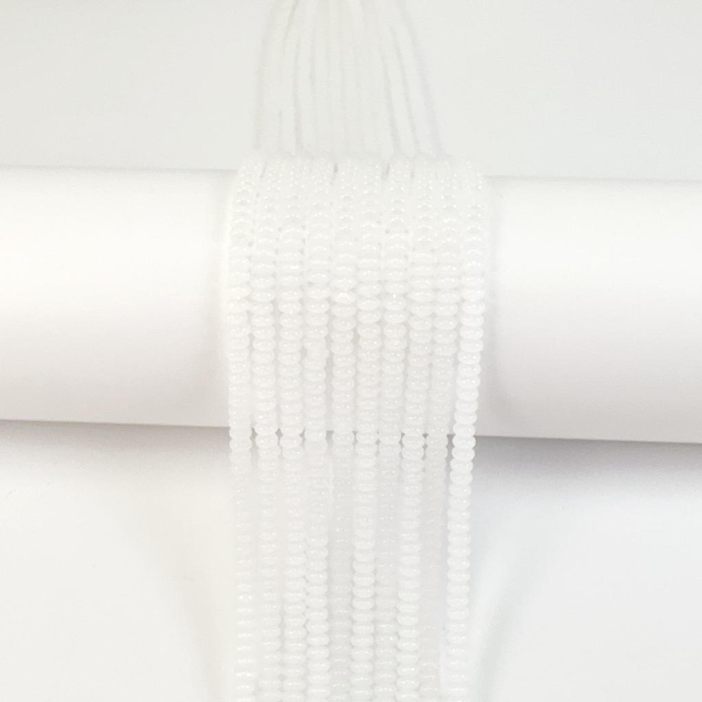 2x4mm Colorful Glass Spacer Beads for DIY Jewelry Bracelets