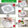 2Pcs Kitchen Sink Drain Protector with Suction Cup Shower Drain Hair Catcher Sink Strainer for Kitchen Bathroom Bathtub Basin