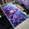 Gaming Honkai Star Rail New Desk Pad XXL Anti-slip Rubber Keyboard Cabinet Mausepad 400x900mm Firefly Computer Office Mouse Mat