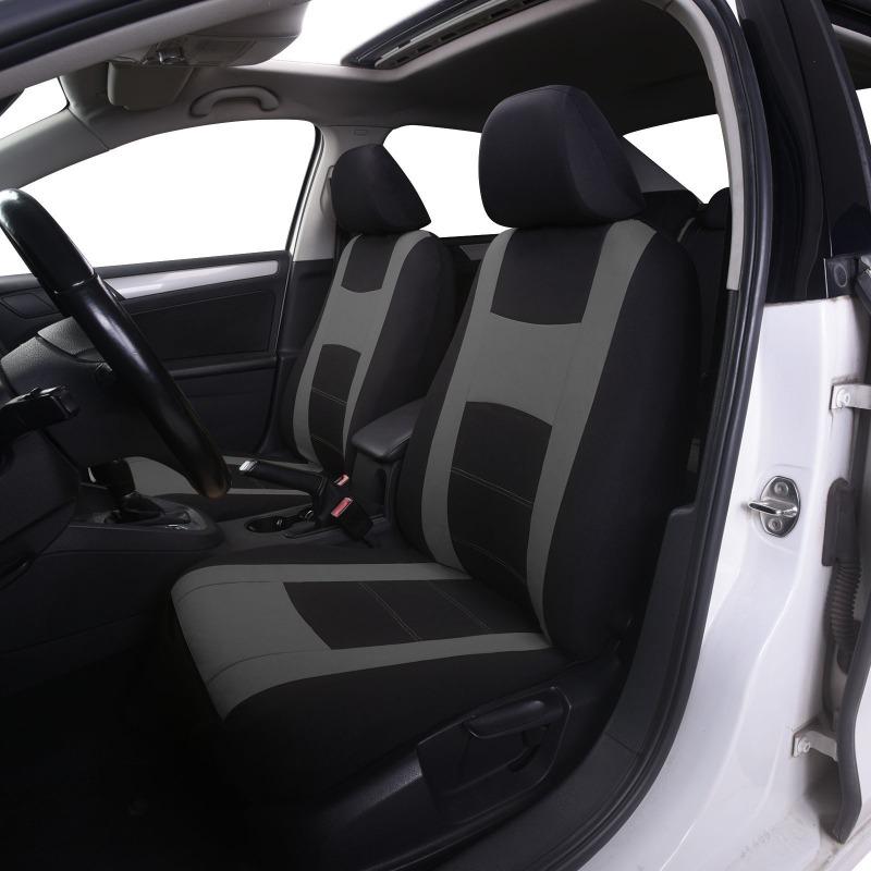 Universal 5-Seat Car Seat Cover Set Breathable Comfortable Polyester Material with Sponge Padding Suitable for All Seasons