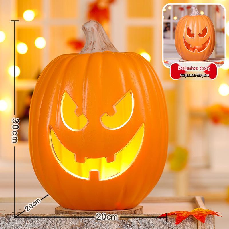 Halloween Glowing Pumpkin Lanterns for Shopping Mall Decor and Courtyard Ornaments