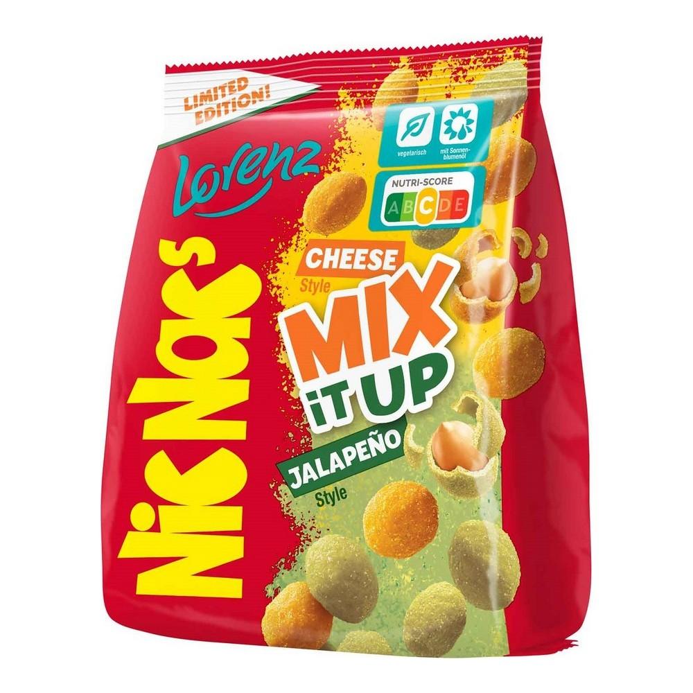 Lorenz Nicknax Snack Arachidi Formaggio Jalapeno 110G