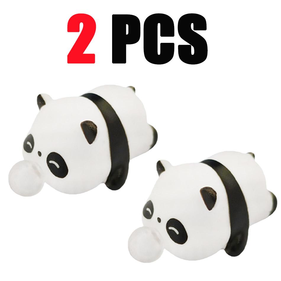 Cute Animal Bubble Squeeze Toys, Panda & Pig Slow Rebound Squishies Office Gags and Stress Relief Viral Desk Gadgets for Pranks