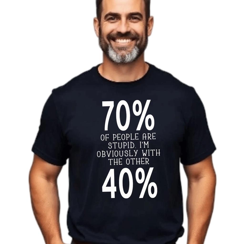 Funny Anti-Stupidity Unisex T-T-Shirt, Sarcastic Graphic Tee, Humorous Statement