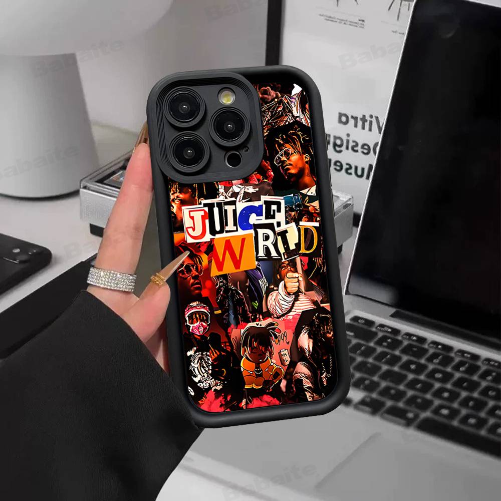 Rapper J-Juice Wrld Phone Case For IPhone 17 16 15 13 11 12 14 Pro Max Plus Silicone Cover Shell
