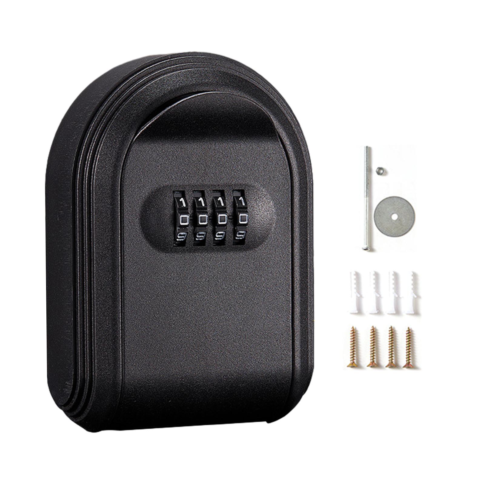 

Multi Purpose Plastic Password Key Box Waterproof Anti-Theft Key Lockbox Key Safe Storage Lock Box For Apartments Home Spare Key чорний