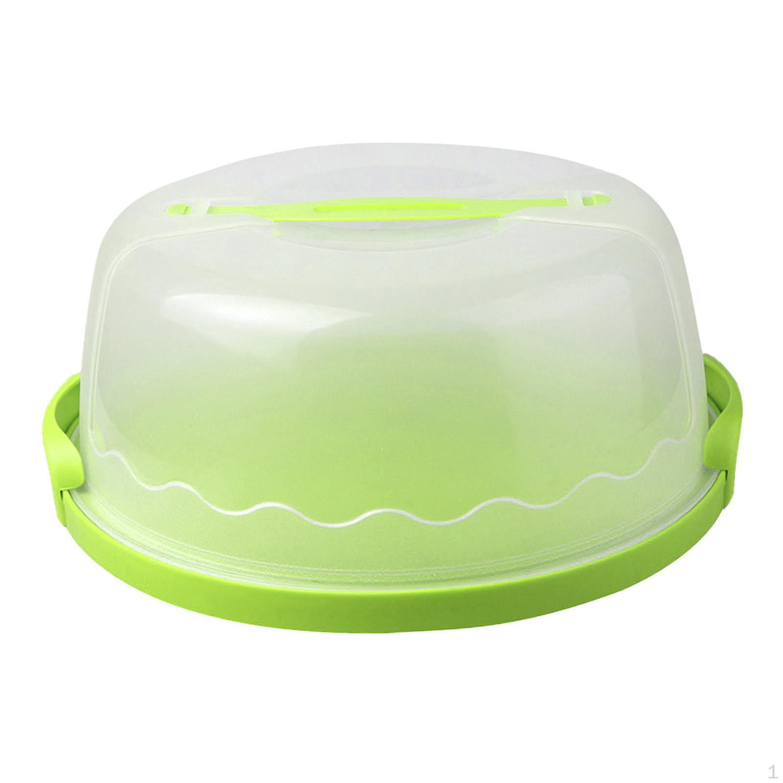 

Подставка для хранения тортов подходит для тортов диаметром 10 дюймов, два надежных боковых застежки, держатель для подноса с крышкой