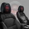 2Pcs Ghost Car Headrest Covers Halloween Accessories Car Seat Headcover Universal Fit