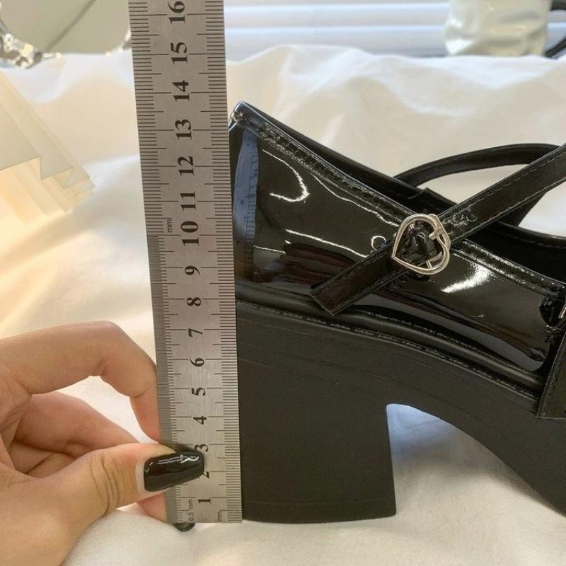 Mode Französisch Weiß Mary Jane Schuhe Damen 2025 Sommer Neu Blockabsatz Temperament Einzelne Schuhe Schleife Lederschuhe