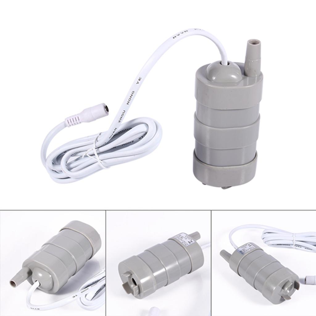 12V Vertical Submersible Motor   5 00LCelsiusH wCelsius 1.5M Black Bare Line