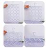 1Pcs Foldable Scarf Hanger 6/9/12/16/20/28 Ring Tie Belt Hook Organizer  Wardrobe Storage Holder