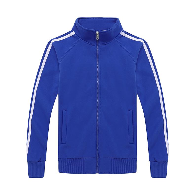 Fleece-Lined Women's Hooded Jacket with Embroidered Uniform Design and Stand-Up Collar