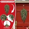 2pc60cm Simulated Soft-Glue Norfolk Needle Wall Hanging Christmas Tree Upside Down Vine Green Plant Holiday Decoration