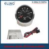 ELING Waterproof Universal 52mm Oil Pressure Gauge 0-5Bar 0-10bar for Car Truck Boat with 8 Colors Backlight 9-32V