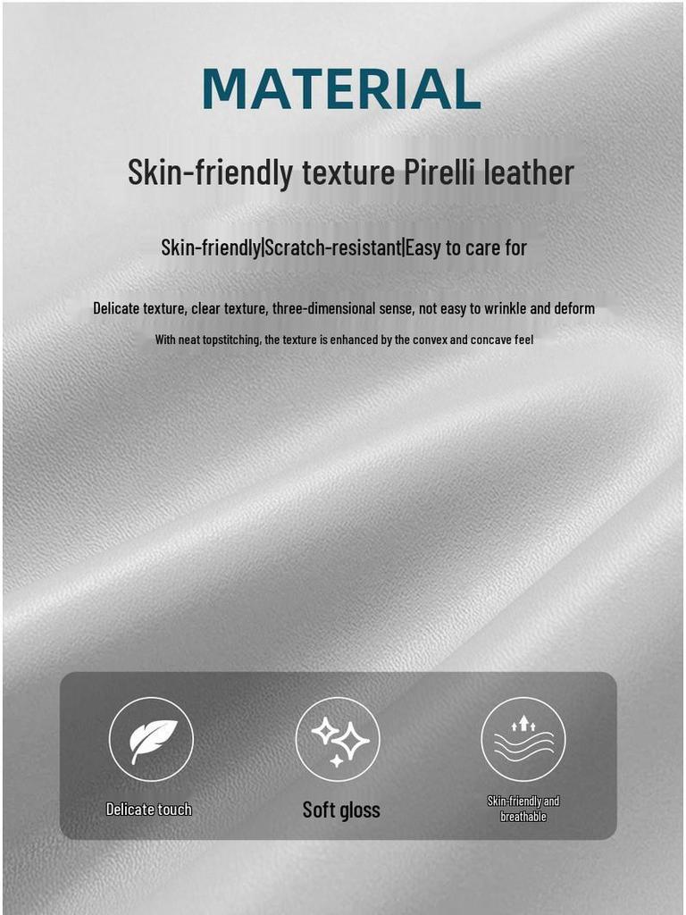 All-Leather Seat Cushion for ZEEKR S7 - Breathable, Full Coverage, Four Seasons Use