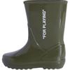 Off-White Round Toe Slip-On Comfortable Versatile Kids Boots Kids boots Green 20159374455406761000