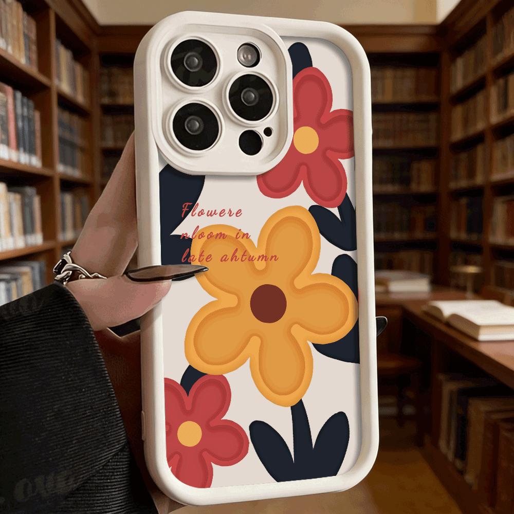 Autumn Flowers In Bloom Phone Case for iPhone 17 16 15 14 13 12 11 Pro Max Plus Anti Scratch, Gel Flexible Protective