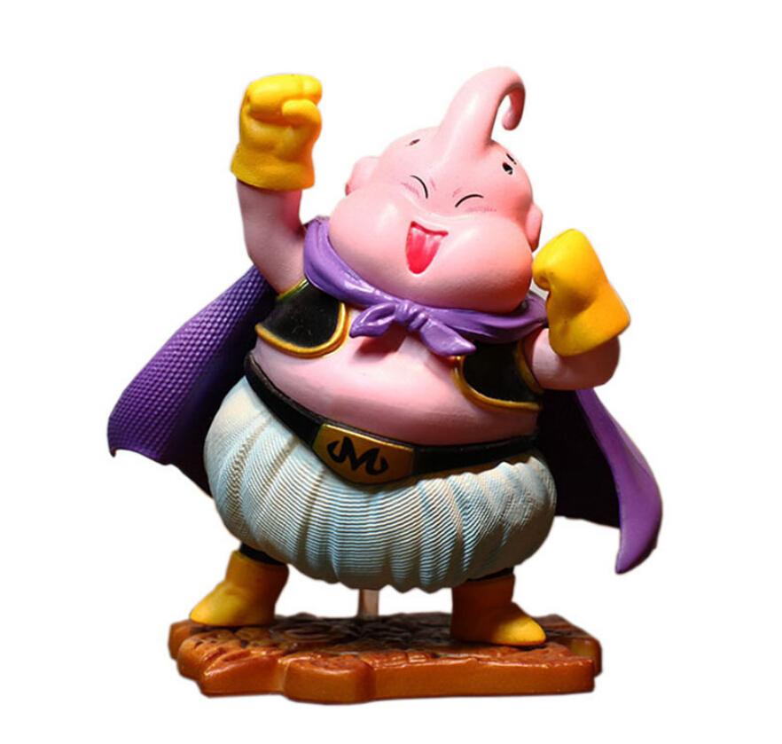 Anime Dragon Ball Z Figure Buu Lovely Fat Biscuit Boo PVC Figure Toy DBZ Goku Vegeta Super Saiyan Fighting Buu Model Doll Gifts
