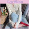 Spring Womens Wool Knit Cardigan With Vneck Long Sleeve Designer Top For Casual Wear
