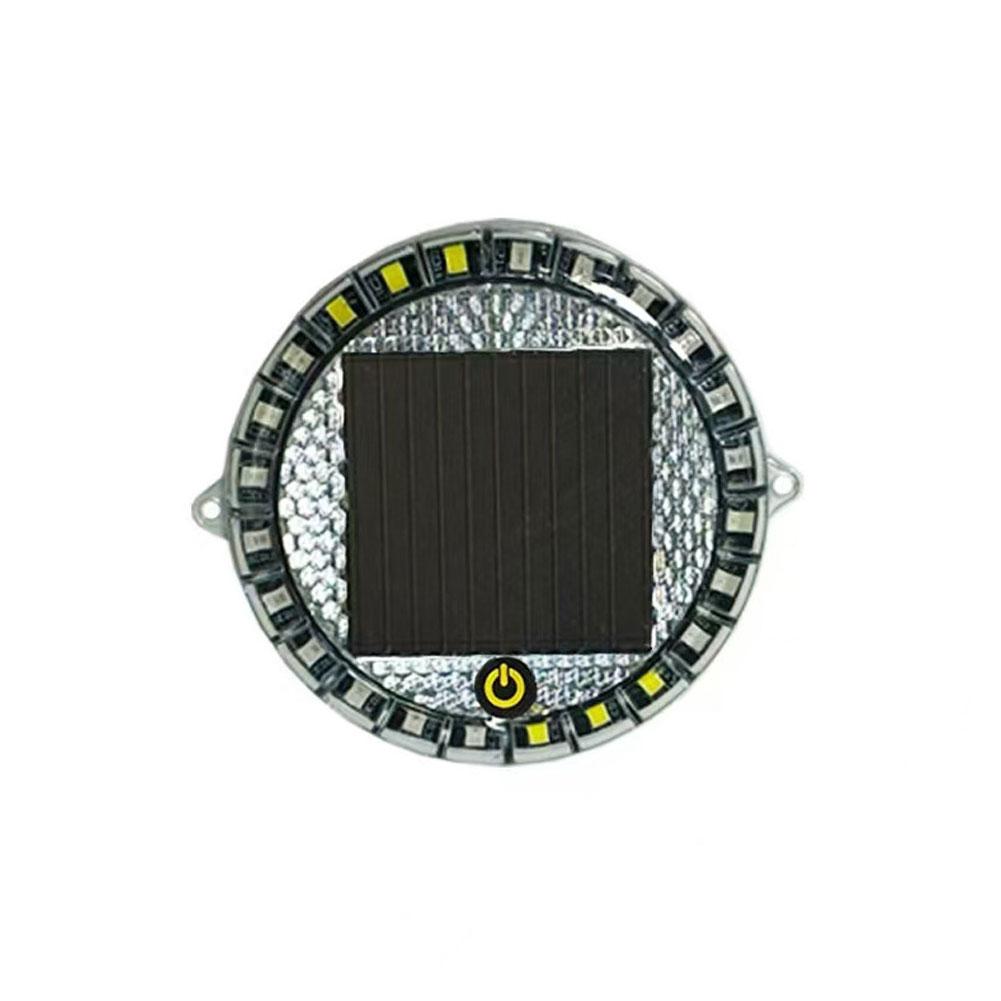 Lumière d'avertissement LED solaire Véhicules Lampe clignotante LED intelligente Étanche Alarme Fusées éclairantes clignotantes C9P5