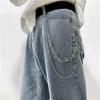 Cross-Border Hip-Hop Punk Star Pendant Tassel Metal Waist Chain
