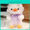Cartoon Lolita Duck Plush Doll Wearing Hats And Bow Decorations For Kids Gift