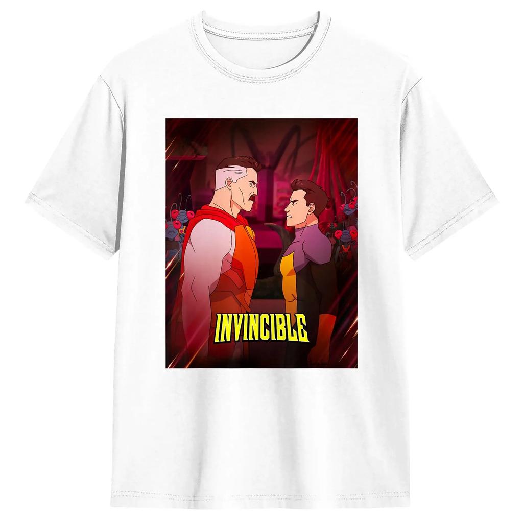 Invincibles Omni Unisex Mark Face To Face Poster T Shirt Cotton Clothing Amazing Short Sleeve Crewneck Tee Shirt Adult TShirt Y2K