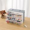 Combinable Drawer-Style Compartment Box for Screws, Parts, Building Blocks, and Electronics