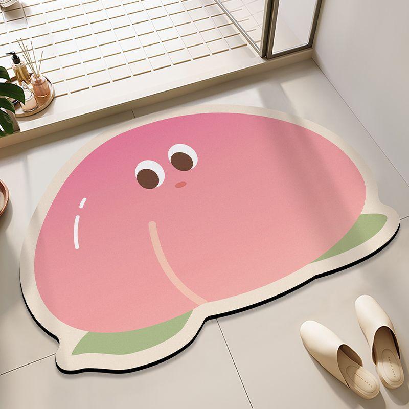 

Mengqu Ванная комната Противоскользящий коврик для пола из диатомовой грязи Бытовой водопоглощающий быстросохнущий коврик для ног Ванная комната Туалет Дверь износостойкий напольный коврик 40 * 60Cm