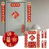 2024 Year of Dragons Couplets Multipurpose Holiday Ornaments for Hotel Bar