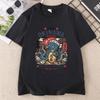 Drunken Octopus Okinawa TShirt Funny Japanese Streetwear Tee Graphic Tee Casual Round Neck Printed Cotton Short Sleeve Tees