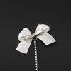 Girl Hair Bows Lovely Bow Hair Clip Women Bowknot Barrettes Hair Bow Clip Chain Hair Bows Cute Hair Bow Side Clip