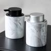 Nordic Marble Ceramic Mousse Foam Lotion Bottle Shampoo Refill Bottle Bathroom Accessories Modern Marble Ceramic Soap Dispenser
