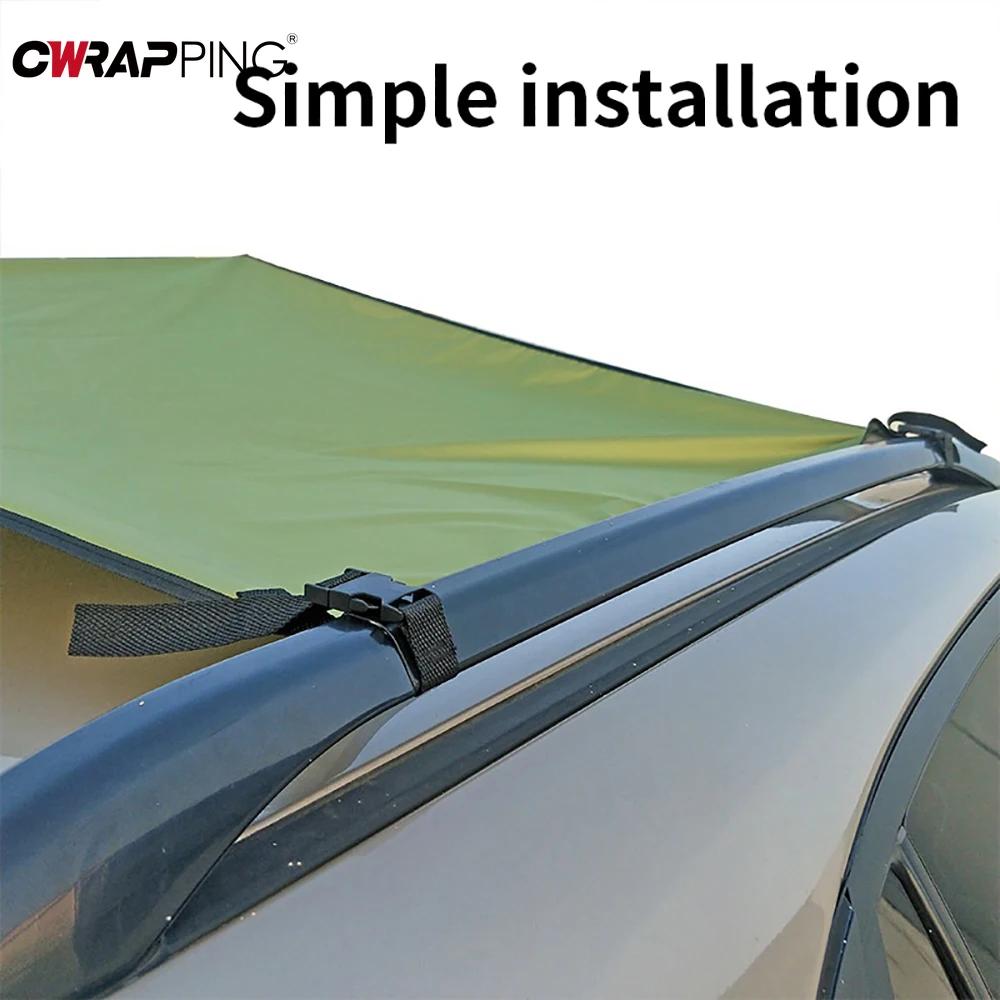 Outdoor Camping Car Awning Shade Sail Car Tail/Side Tent Canopy Sunscreen Oxford Cloth Waterproof Sunshade for Car Accessories