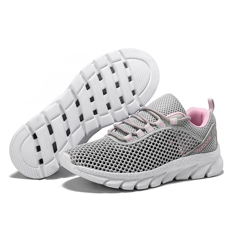 Summer Net Shoes for Men and Women, Couples, Single Mesh, Hollowed Out and Breathable, Wading Shoes, Men's Speed Sales Through Amazon