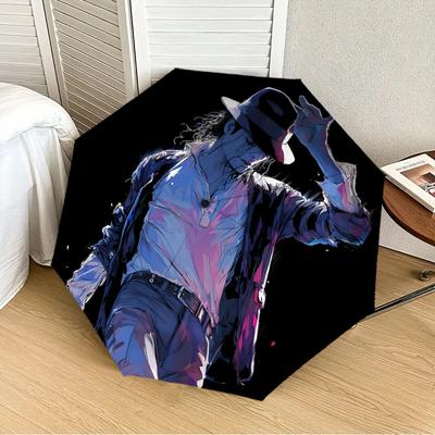 1 szt. Tańcząca Legenda Michael Jackson Automatyczny Składany Parasol, Przenośna Składana Konstrukcja, Codzienny Dodatek Outdoorowy L1202012