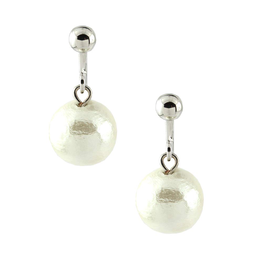 

Shop Cotton Pearl 10mm Screw Metal Silver [Jewelry M] Earrings, Type, Simple, Women s, Hypoallergenic, e2822-R