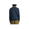 Timberland Letter Drop Shoulder Round Neck Long Sleeve Sweatshirt Men Sweatshirt Navy-Blue A6977-433