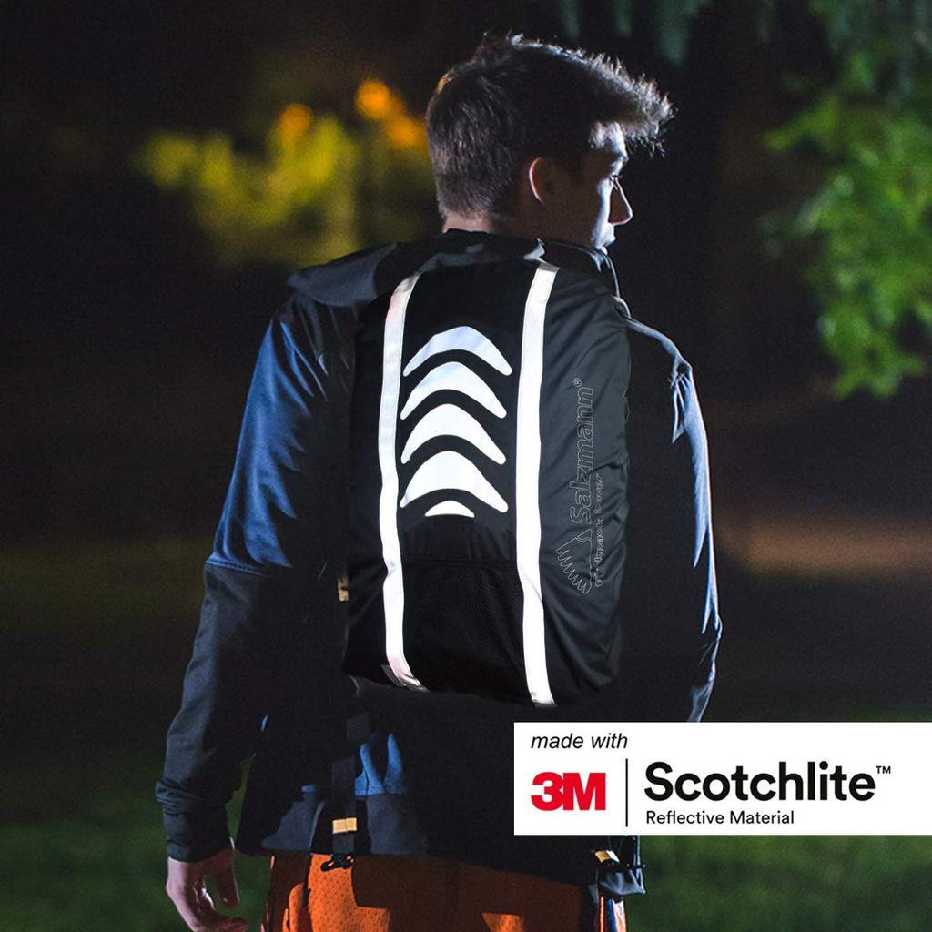 Salzmann 3M Rain Cover Made with 3M Scotchlite Reflective Waterproof and Rainproof (Zack Cover/Rucksack Cover) Material.